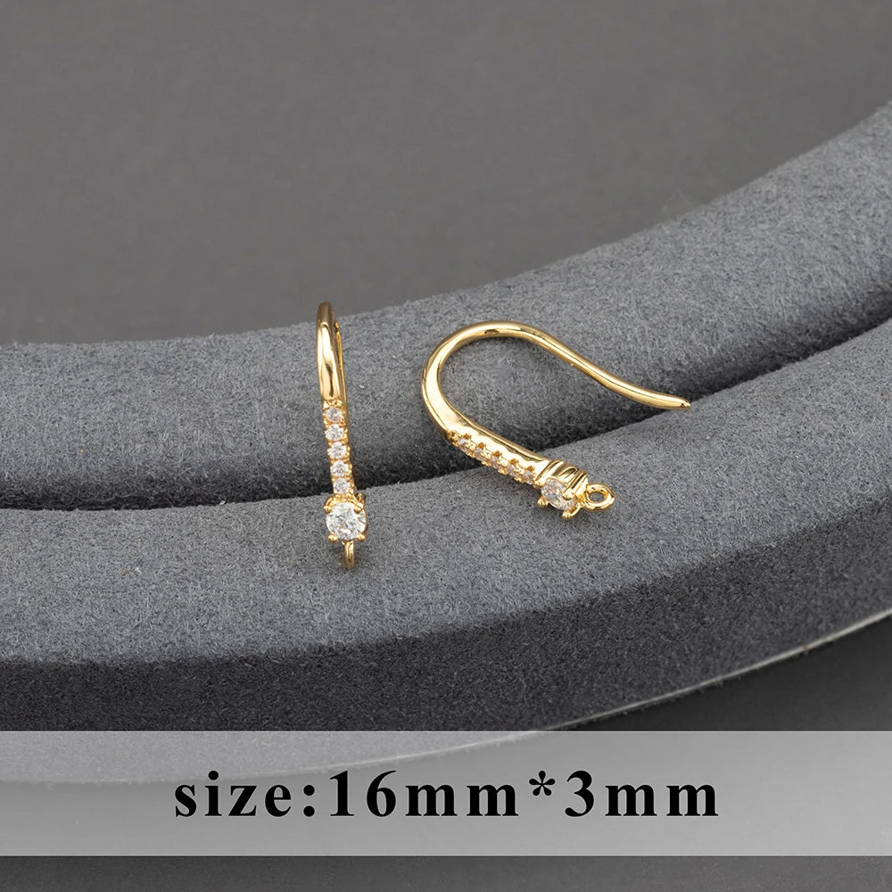 20pcs/lot M800 jewelry accessories,pass REACH,nickel free,18k gold plated,copper,connector,diy earrings,jewelry making