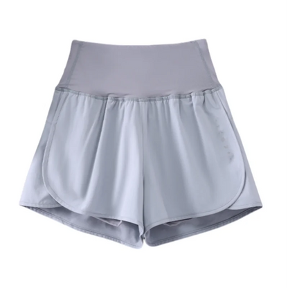 Women Yoga Shorts High Waist Double Layer Running Gym Shorts With Pocket Summer Sportswear Fitness Clothes Jogger Short New
