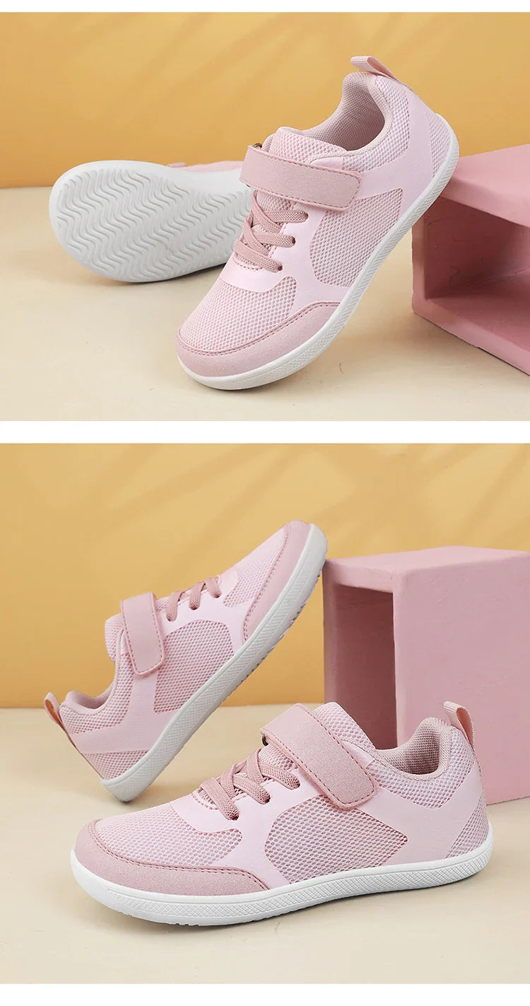 New Boys Girls Sneakers Kids Wide Barefoot Shoes Naturally Splay Shoes Minimalist Barefoot Shoes Toddler Little Big Kid Casual