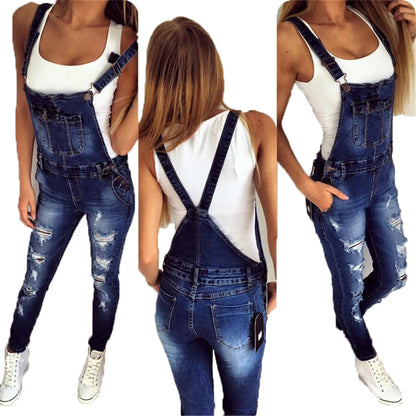 Ripped Jeans Denim Ankle Length Pencil Pants