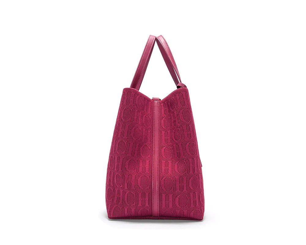 Fashionable Classic New Solid Color Outer Bag Women's Handbag Exquisite Handcrafted Weaving Large Capacity Handbag