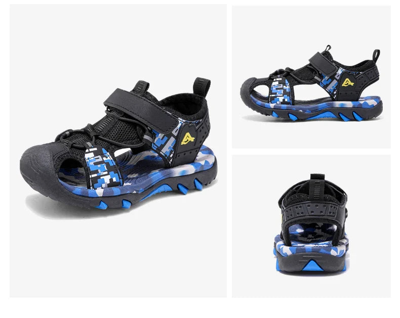 Summer Boys Sandals Casual Children Kids Outdoor Shoes Rubber School Breathable Open ToeBoy Beach Fashion Sandal