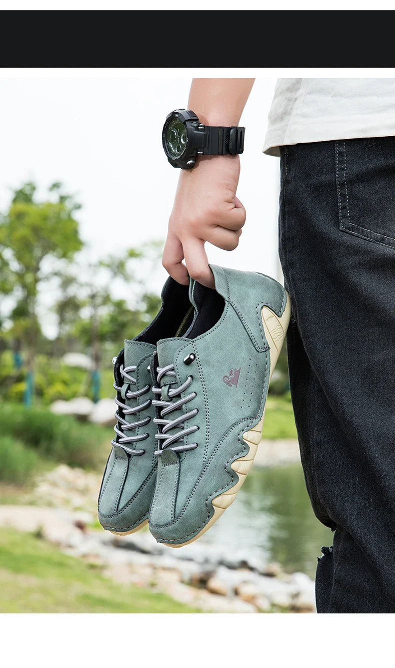 Men's shoes four season new plus size casual shoes fashion low-top soft sole breathable outdoor shoes men's sports walking shoes