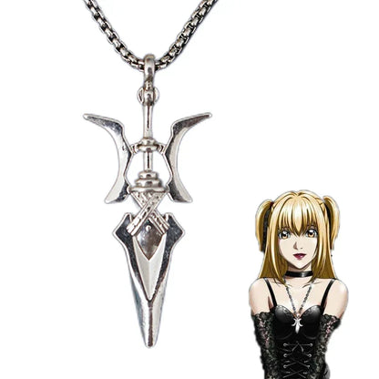 Necklace Halberd Pendant Necklaces Halloween Cosplay Jewelry Gifts
