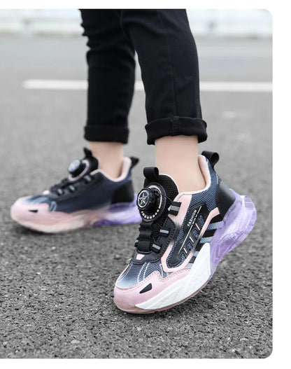 New Children Casual Shoes Four Seasons Kids Mesh Sneaker Non-slip Basketball Sports Shoes Boys Girls Sneaker Outdoor Shoes