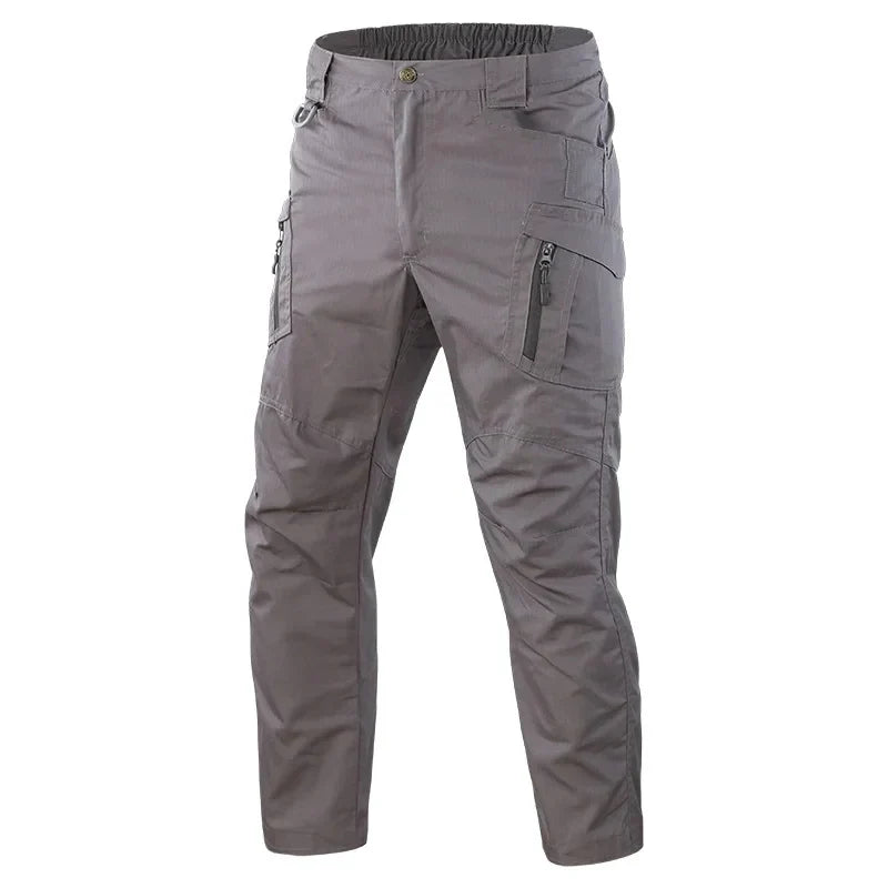 New Casual Tactical Pants Men Cargo Pants Multi Pockets Safari Style Trousers Waterproof Male Streetwear Hiking Plus Size S-6XL