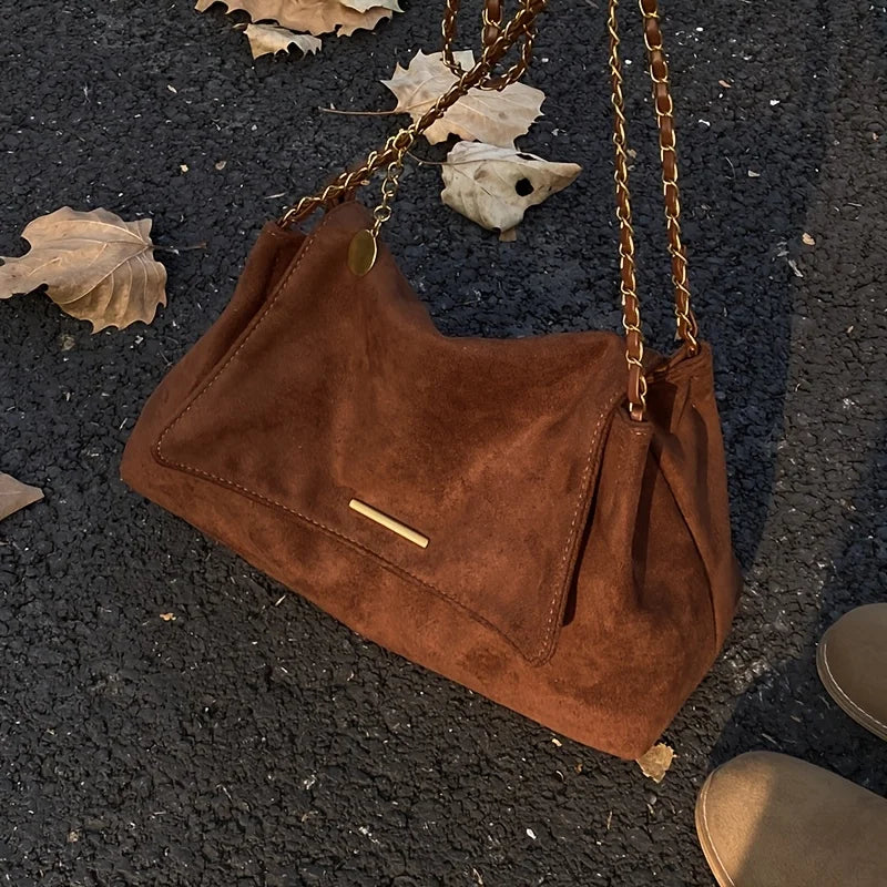 Perfect Lily Women's Vintage Large Crossbody Shoulder Bag Elegant Handbag with Detachable Strap Durable for Casual Formal Events