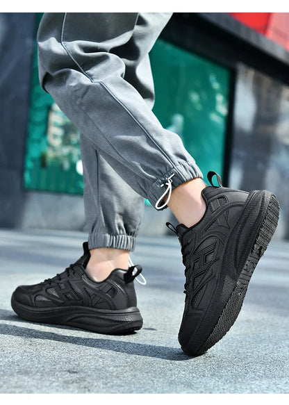 Shoes Four Seasons Breathable Light Non-slip Waterproof Oil-proof Kitchen work shoes Men's Outdoor Casual sports Shoe