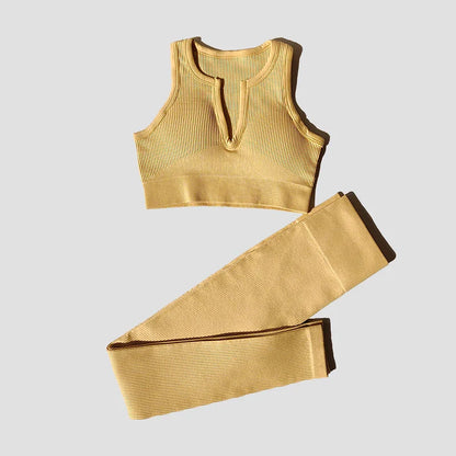 2/4/6PCS Seamless Women Yoga Set Workout Sportswear Fitness Bra Sport Pants Gym Clothing High Waist Leggings Shorts Sports Suits