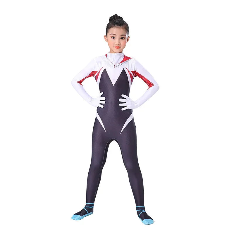 Superhero Spiderman Cosplay Costume Iron Man Black Panther Zentai Jumpsuit Bodysuit Halloween Party Costumes Good Quality
