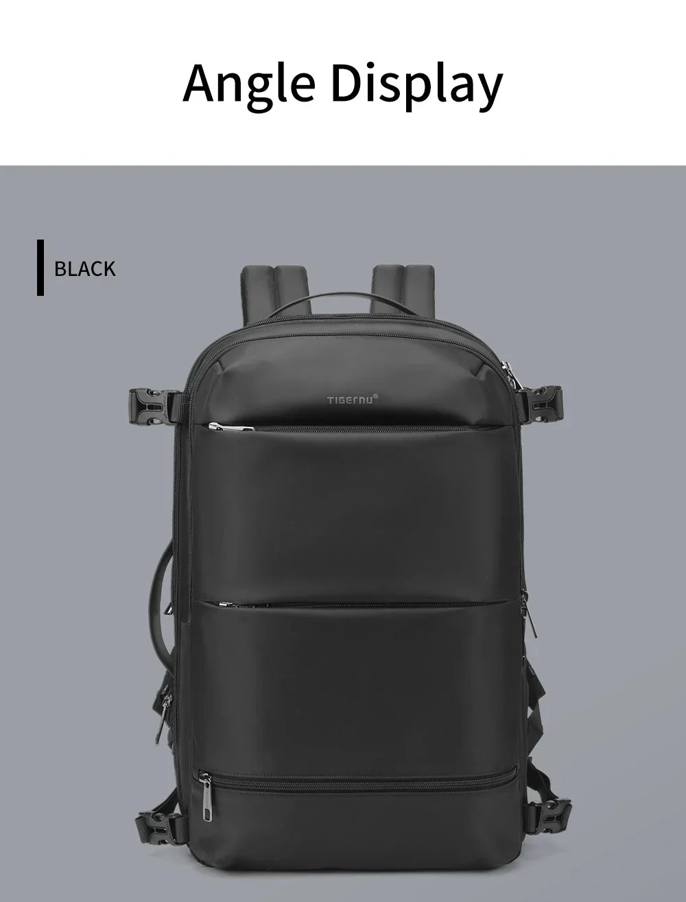Vacuum Compression Backpacks Men Travel Backpack Expandable USB Bag Large Capacity 17 Laptop Bags For Schoo Cabin Bags