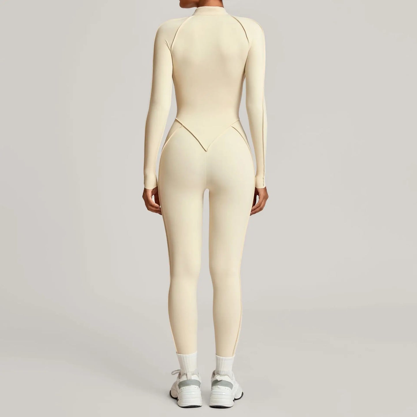 Zipper Short-sleeved Yoga Sports Fitness Jumpsuits Sets Without Chest Pad Tight Bodysuits Shorts Gym Workout Clothes for Women