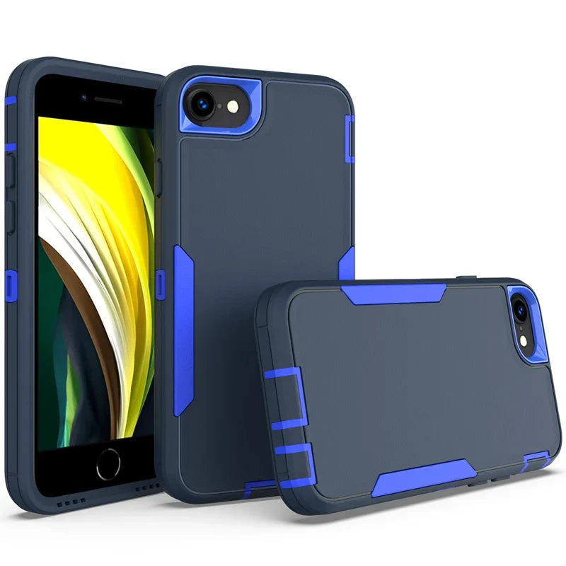 For iPhone SE Case Shockproof Matte Phone Bumper Hybrid Protective Cases For iPhone