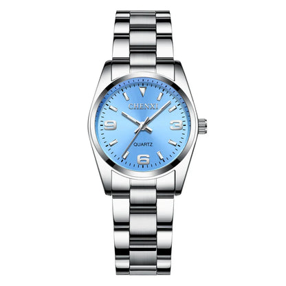 6 Colors Watch Luxury Women's Casual Watches Waterproof Watch Women Fashion Dress Rhinestone WristWatch CX021B