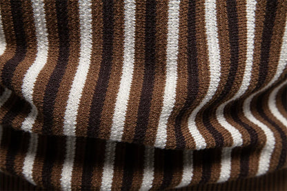 Summer Men's Polo Shirts 2026 Stripe Design Ice Silk Short Sleeve Cool Touch Breathable Casual Outdoor Polo Shirt for Men
