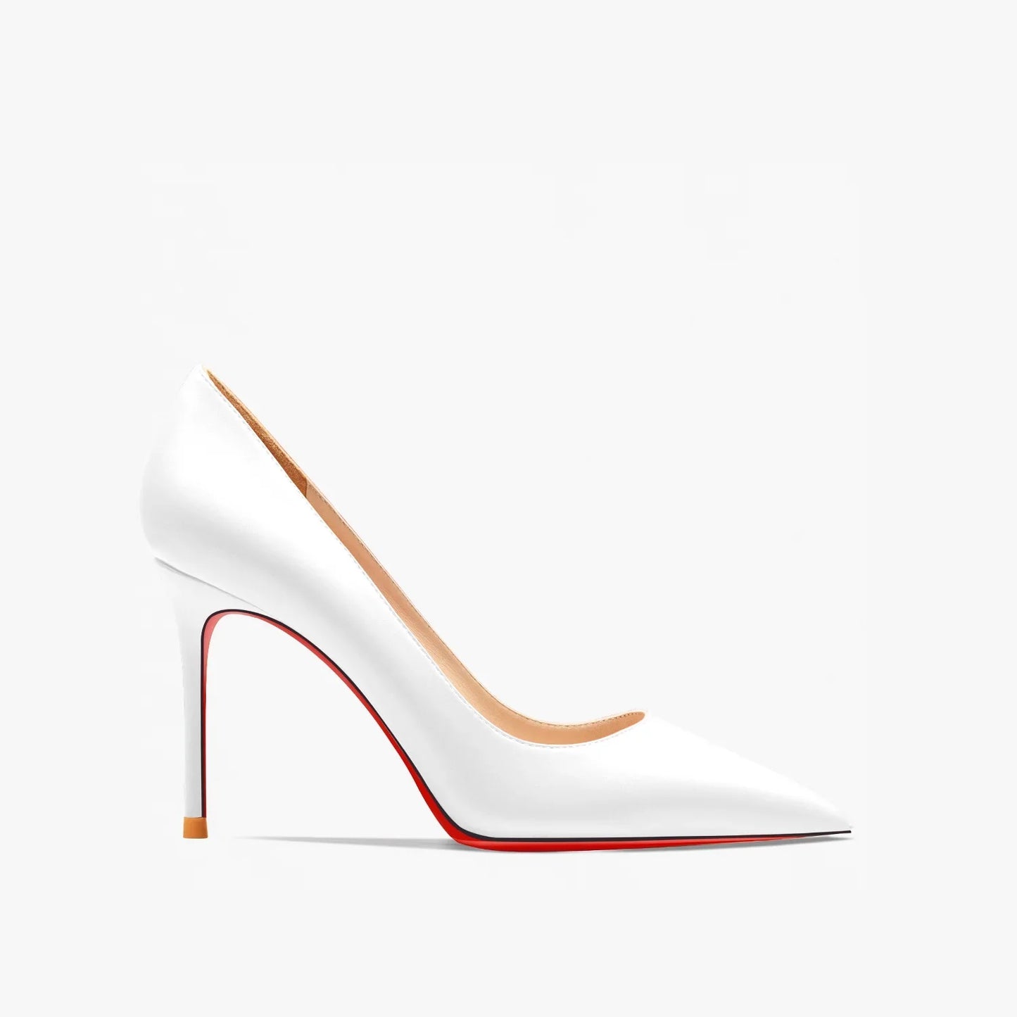 New Women's Red Shiny Bottom High Heels Luxury Pointed toe Pumps 12 cm Sexy Matte Party Wedding Shoes Elegant Woman Heeled Shoes