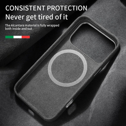 100% Italian Magnetic Case for iPhone 17 Pro Max Air Luxury Magsafe Cover Leather Phone Cases for iPhone 17Pro 17Air