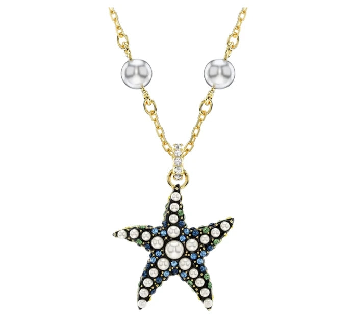2025 New Hot Selling Texture Ocean Series Necklace Pendant Earnail Ring Jewelry Set Trendy Personality Unique Design
