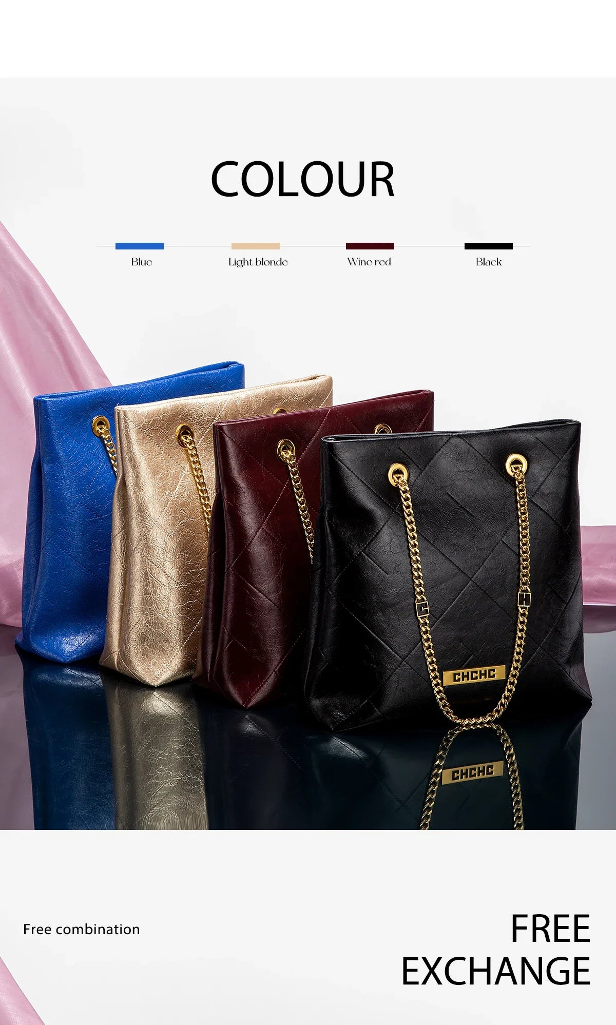 Women's Tote Bag 2025 New High Quality Chain Bag Women's Shoulder Bag Business Commuter
