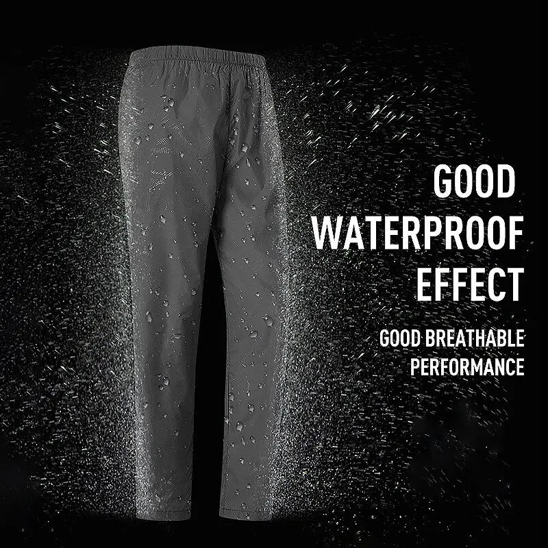 Women Men Hiking Pants Outdoor Waterproof Pants Unisex Climbing Camping Sports Quick Dry Mountain Rain Trousers Anti UV