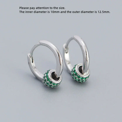 925 Sterling Silver Earring Zircon Sun Flower Ear Ring Geometric Style Water Drop Ear Bone Cute Temperament Woman Girl Ear Jewel