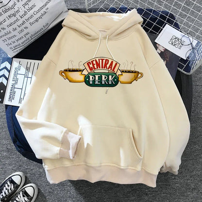 Friends TV Show Hoodies for Women, Funny Cartoon Friends Hoodies, Ullzang Graphic, Vintage Anime Sweatshirt, Female Hoody, 90s