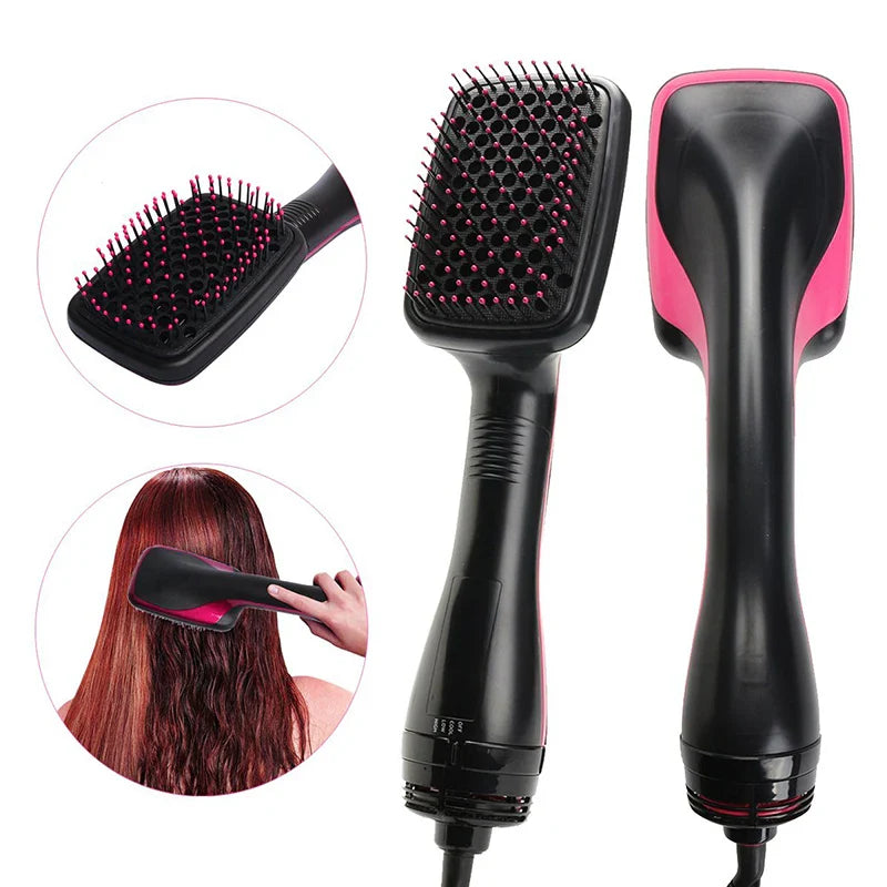 3-in-1 hot air brush, one-step hair dryer, curling brush, straightener, comb, multi-functional hair dryer wonder