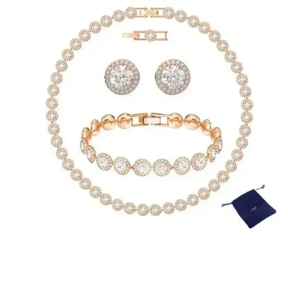 2025 EU high quality jewelry set exquisite luxury wedding jewelry simple and elegant jewelry set