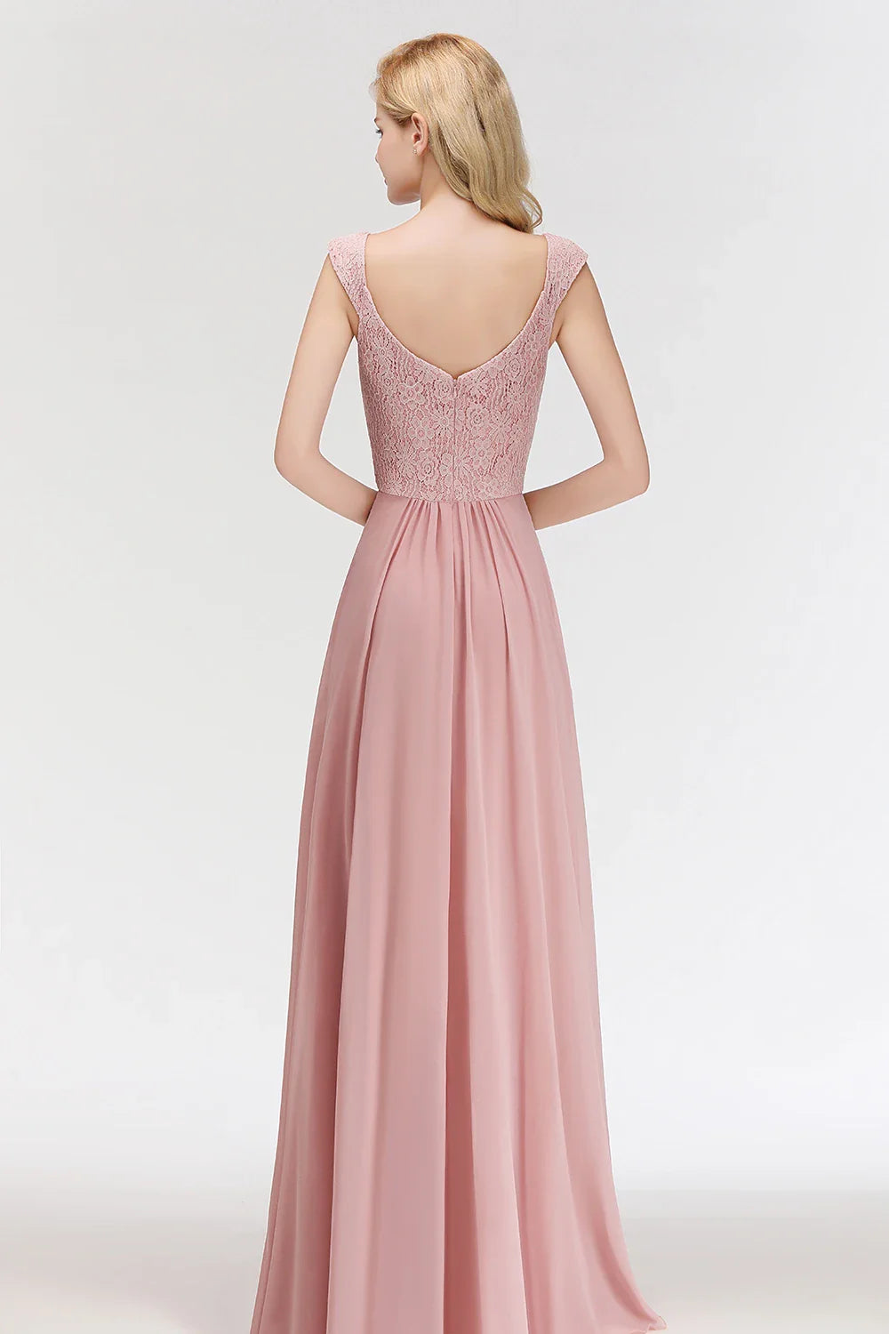 Sexy Sweetheart Neckline  A-line Skirt Bridesmaid Gown Chiffon Boho Wedding Party  Guest Dress Dress Bridal Clothing