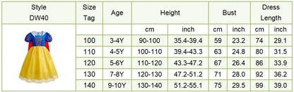 2025 Kid Elsa Anna Costume Girl Birthday Floral Dress Children Snow Queen Performance Fantasy Princess Evening Halloween Costume