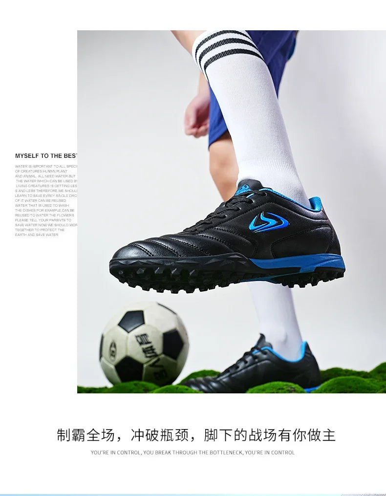 Men Soccer Shoes Youth Football Boots Breathable Comfortable Athletic Training Soccer Cleats Orignal Football Shoes for Kids