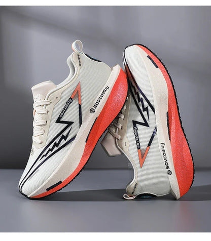 2026 Running Shoes Carbon Board Marathon Men Sports Breathable Lightweight Women's Comfy Athletic Antiskid Sneakers Casual New
