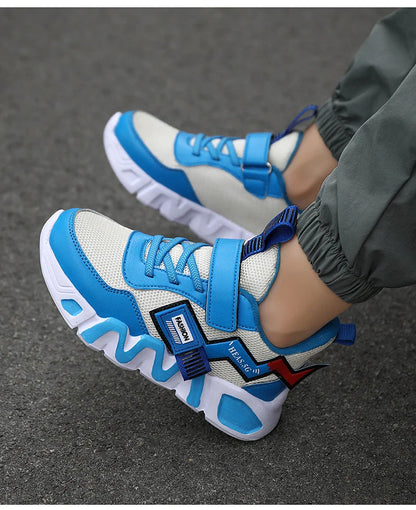 Yellow Boys Basketball Shoes Soft Non-slip Kids Sneakers Thick Sole Children Sport Shoes Outdoor Girls Trainer Basketball