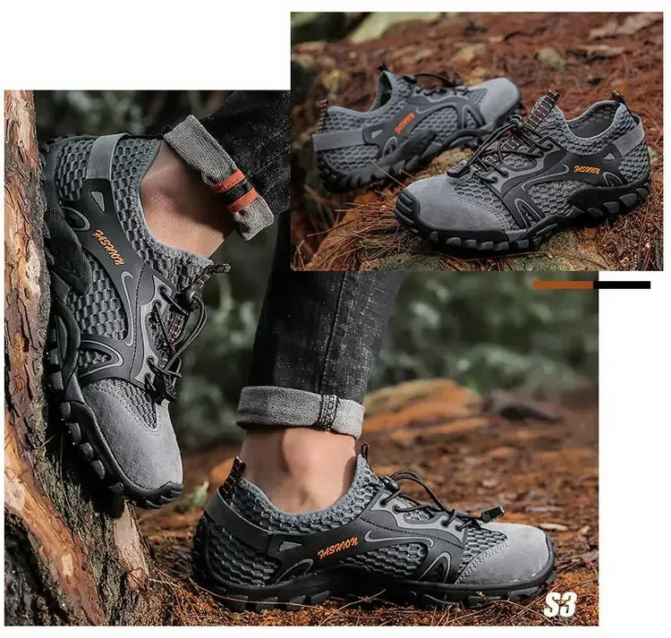 Wear-resistant Shoes for Men Hiking Shoes Jogging Trekking Sneakers Fast Zapatos Outdoor Hombre Invierno Outdoor Anti-slip