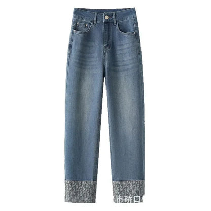 Calça Jeans Harlan Casual de Cintura Alta e Caimento Justo