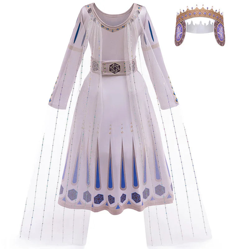 New Girls Carnival Wish Queen Amaya Cosplay Costume For Kids Birthday Party Princess Dress UP Children Role Play Fancy Outfits
