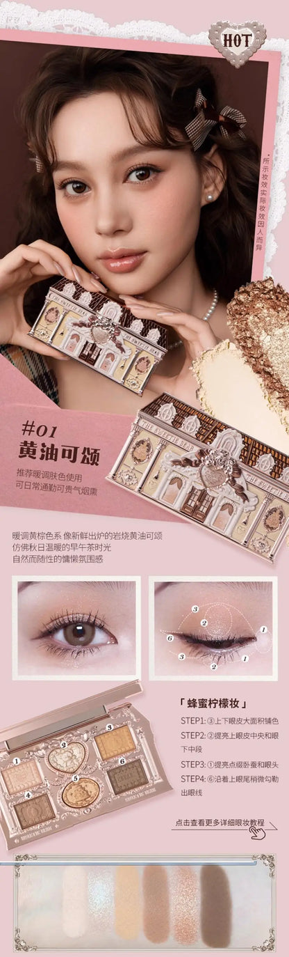 THE SWEETIE BEAR COLLECTION Makeup Gift Set All In Concealer Palette Blush Setting Powder Lip Jelly Gift Box Mirror