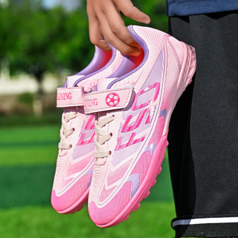New Kid Match Boys Football Boots Sneakers Professional Non-Slip Sports Shoes Match Soccer Shoes Outdoor Comfortable Unisex