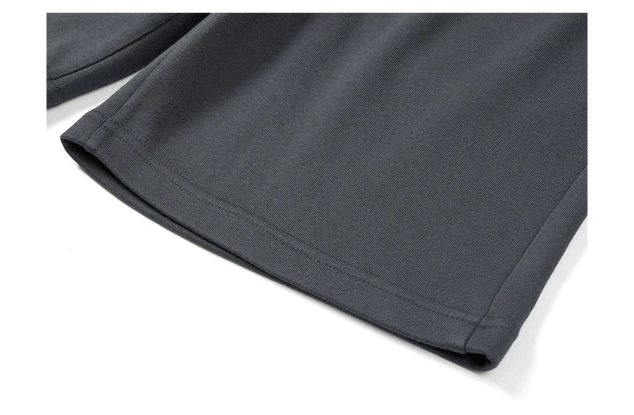 Oversize 390gsm Fabric Jogger Shorts Casual Drawstring