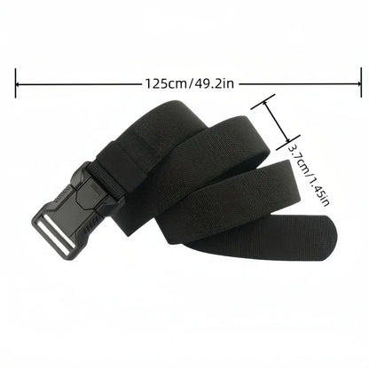 New Quick Release Pluggable Buckle Men Belt Breathable Elastic Outdoors Belts For Men Elastic Pants Belt