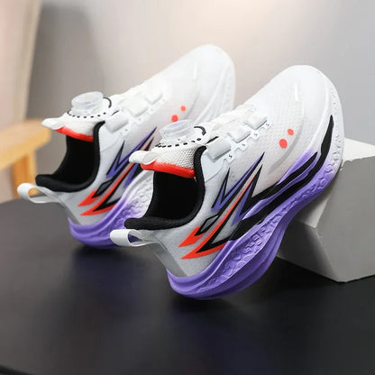 Children's Basketball Shoes Kids Sneakers Non-slip Boys Girls Basketball Boots Outdoor Ultralight Running Trainers Mesh Sneakers