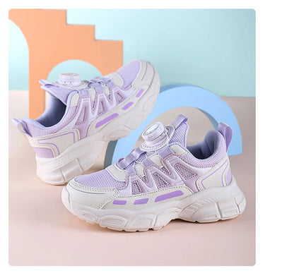 Spring and autumn children's shoes girls' school students leisure sports running shoes basketball children outdoor tennis shoes
