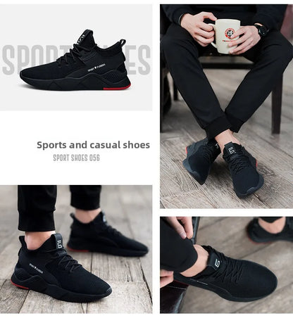Large Size Men's Shoes 2025 Autumn New Men's Trend Sports Shoes Casual Versatile Foreign Trade Fashion Running Shoes