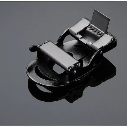 Automatic Buckle Alloy Pants Buckle Men's Letter Series Belt Buckle Belt Accessories Slot Automatic Buckle