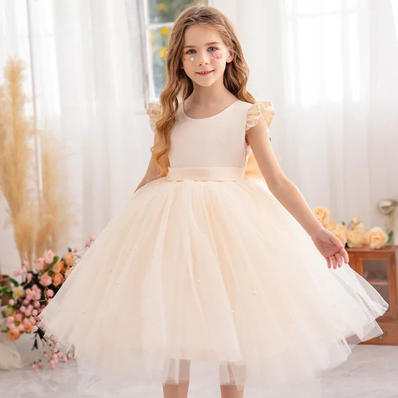 2026 Girls Princess Tutu Dress Flower Girl Gown Piano Performance Host Outfit Party Dress prom dresses girls dresses