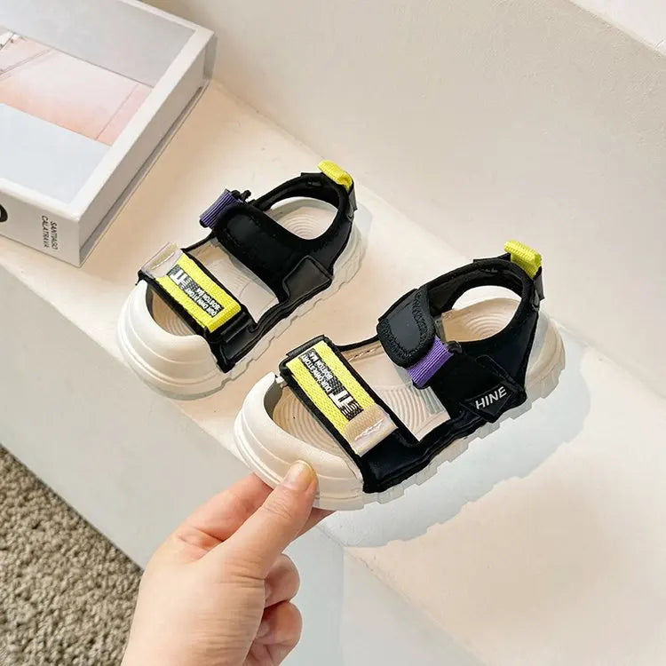 Kids Fashion Sport Sandals Girls Boys New Summer Casual Outdoor Non Slip Sole Sandals Lightweight Comfortable Design Beach Shoes