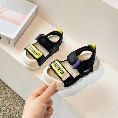 Kids Fashion Sport Sandals Girls Boys New Summer Casual Outdoor Non Slip Sole Sandals Lightweight Comfortable Design Beach Shoes