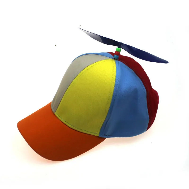 Hat Helicopter Propeller Adventure Dad Hat Rainbow Bamboo Dragonfly Baseball Cap For Adult Kids Boys Girls