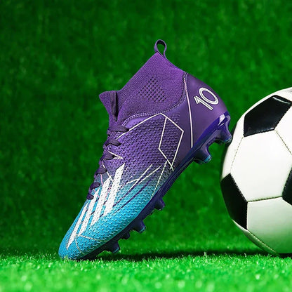 New Professional Football Boots Match Sport Sneakers Unisex Soccer Shoes Outdoor Non-slip Drop Shipping Training Sport Futsal