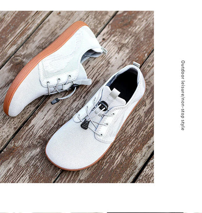 New Unisex Wider Shoes Breathable Mesh Men Barefoot Wide-toed Shoes Brand Flats Soft Zero Drop Sole Wider Toe Sneakes Large Size